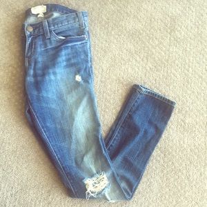 Current/Elliott Ripped Jeans